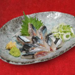 秋刀魚の刺身